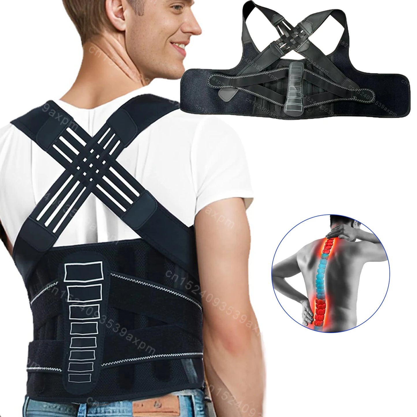 SpineUp Full Back Support Brace